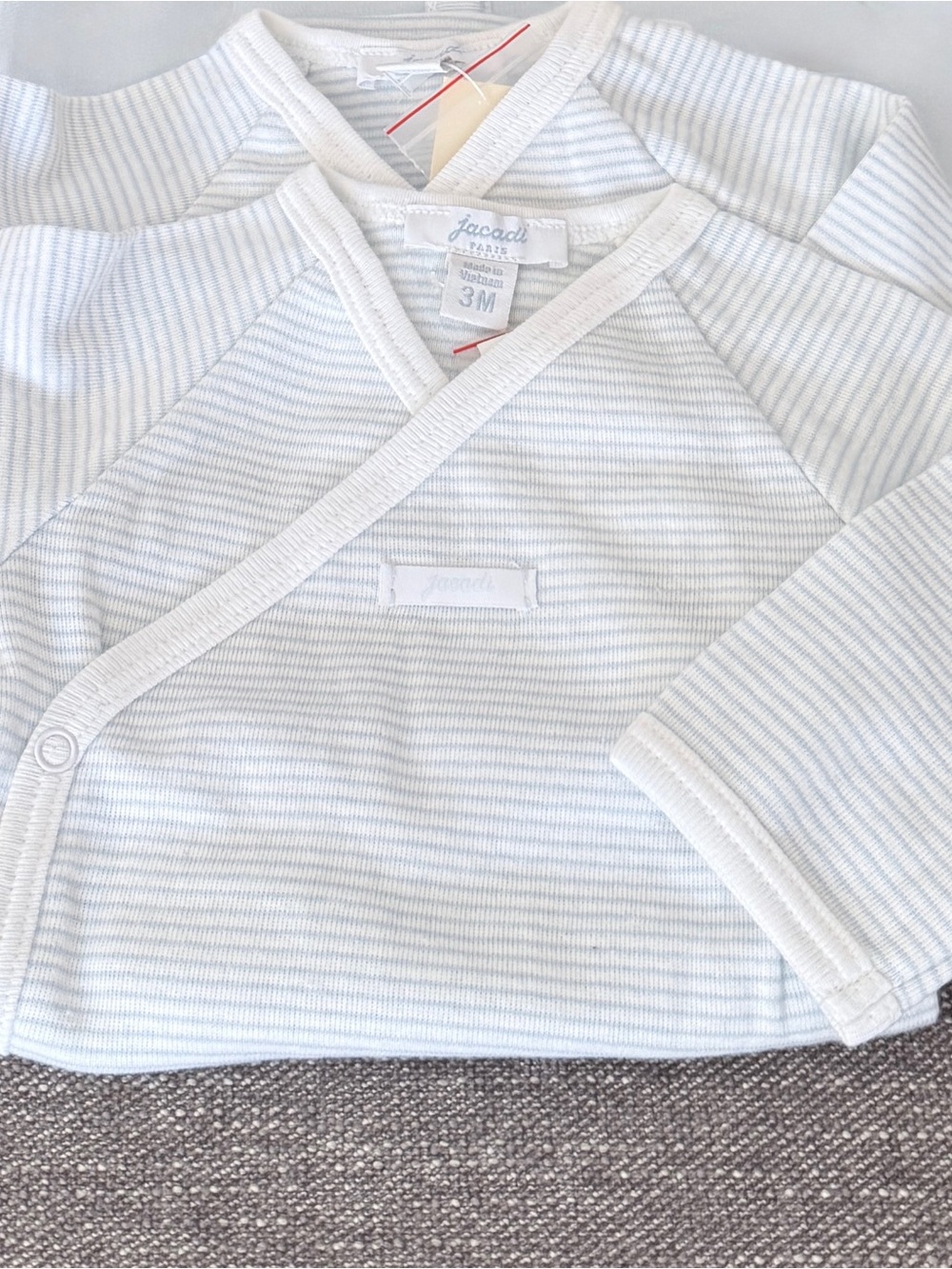 Jacadi 2x tops in size 3 mo